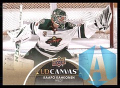 2021-22 UD Series 1 Canvas #C41 Kaapo Kahkonen - Minnesota Wild
